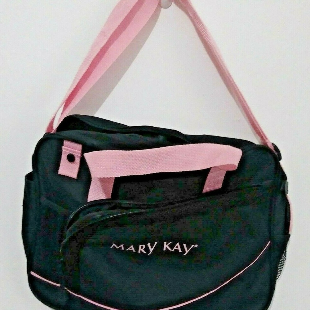 Mary Kay Black / Pink Nylon Tote Bag Laptop Case